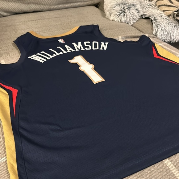 Men’s New Orleans Pelicans Zion Williamson rookie jersey mens size XL or 52 - Picture 7 of 8